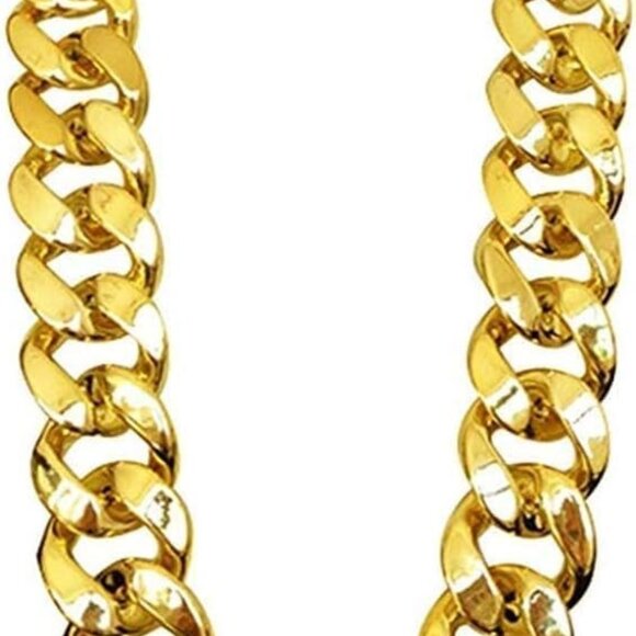 Other | Hip Hop Rapper Plastic Chunky Fake Gold Chain Necklace8s90s ...